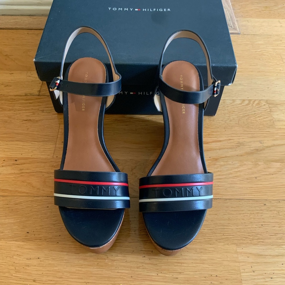 Tommy Hilfiger Women's Blue Sandals